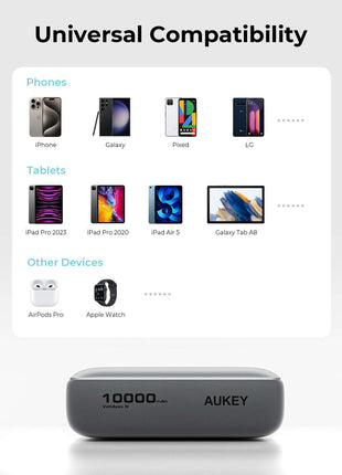 AUKEY Spark Mini 10000 Compact Fast Charging Power Bank (PB-Y55)