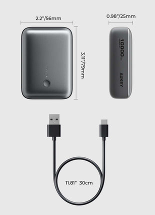 AUKEY Spark Mini 10000 Compact Fast Charging Power Bank (PB-Y55)