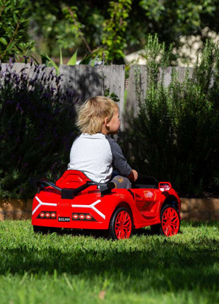 Ferrari Inspired 12V Ride-on Electric Car with Remote Control - Red