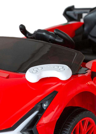 Ferrari Inspired 12V Ride-on Electric Car with Remote Control - Red
