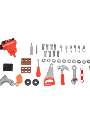 Children's Tool Workbench Playset w/ Toy Tools & Accessories