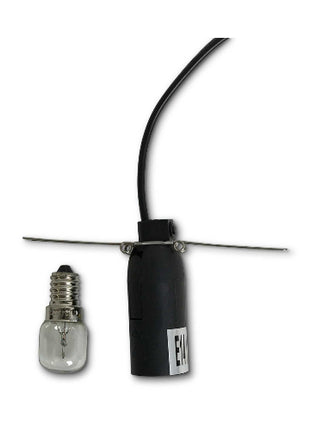 Natural Himalayan pink salt lamp 12W 12V power cable & bulb