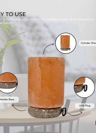 usb himalayan salt lamp led light