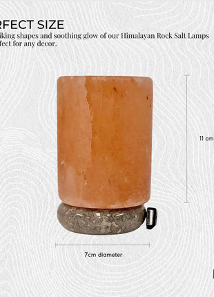 usb himalayan salt lamp on desk