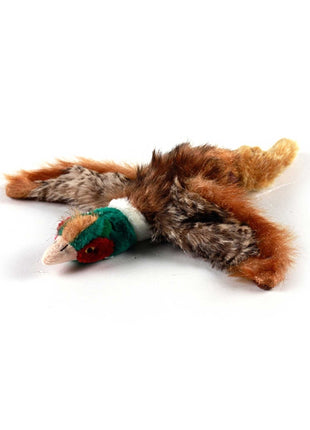 Dog Plush Toy - Pheasant Squeaky Interactive Small Life Like Bird - Puppy Play