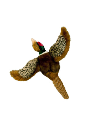 Dog Plush Toy - Pheasant Squeaky Interactive Small Life Like Bird - Puppy Play
