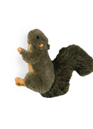 Dog Plush Toy - Squirrel Squeaky Interactive Small Life Like Pet Puppy Play