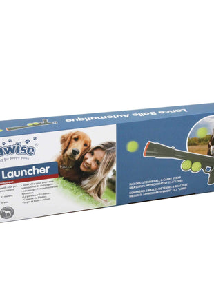 Dog Tennis Ball Launcher Gun - Pet Puppy Outdoors Exercise Fun Play