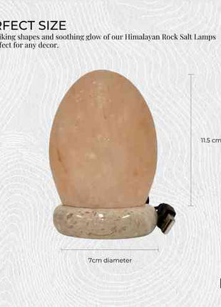 USB Colour Changing Egg Shape Himalayan Pink Salt Lamp Color Change LED Light