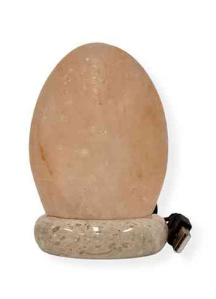 USB Colour Changing Egg Shape Himalayan Pink Salt Lamp Color Change LED Light