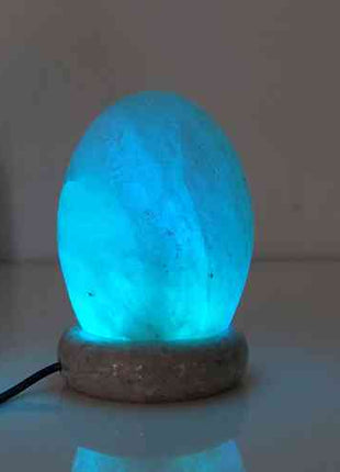 USB Colour Changing Egg Shape Himalayan Pink Salt Lamp Color Change LED Light