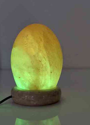 USB Colour Changing Egg Shape Himalayan Pink Salt Lamp Color Change LED Light