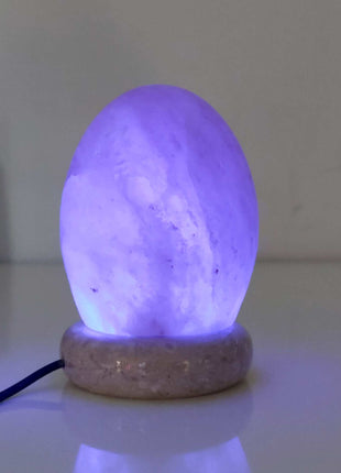 USB Colour Changing Egg Shape Himalayan Pink Salt Lamp Color Change LED Light