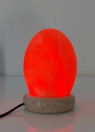 USB Colour Changing Egg Shape Himalayan Pink Salt Lamp Color Change LED Light