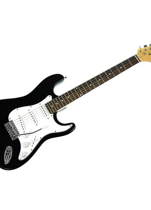 karrera 39-inch electric guitar black front view