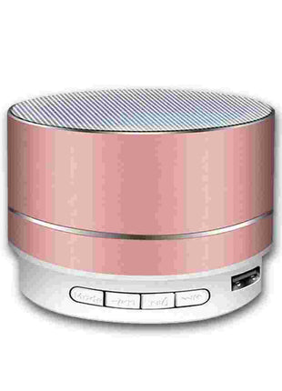 Portable Bluetooth Speakers with Wireless Bass & LED Lights (Red)(Pink)(Blue)