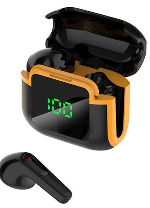 Intelligent Bluetooth Earphones with Digital Display - Pro 90 Hifi Black