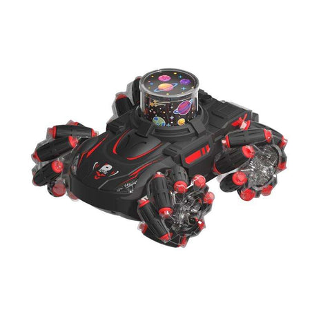 Stunt Remote Control Car with 2.4g Magic Projection - Colourful - Black Blue