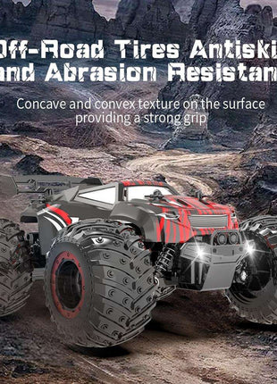 Off-road 2.4g Rc Electric Climbing Vehicle - Black Red