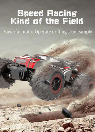 Off-road 2.4g Rc Electric Climbing Vehicle - Black Red