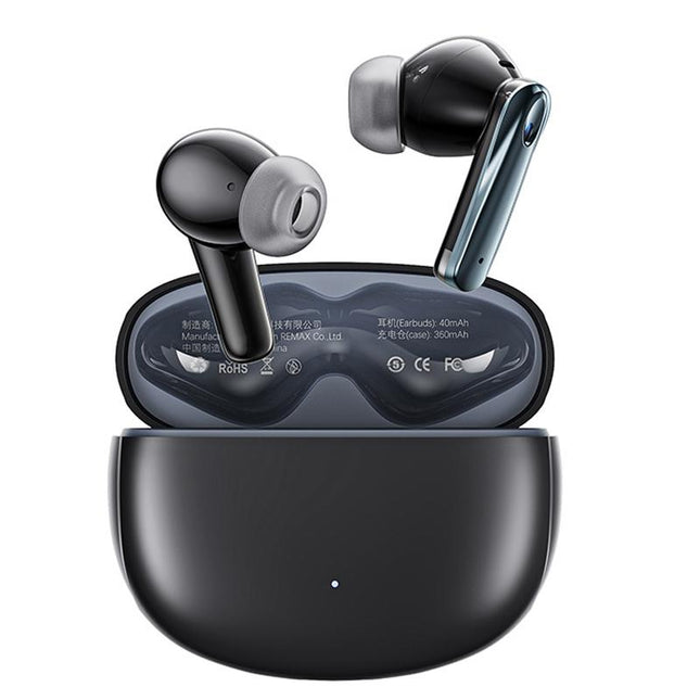 Wireless Dual Noise-cancelling Bluetooth Earphones for Music and Calls - Ivory White