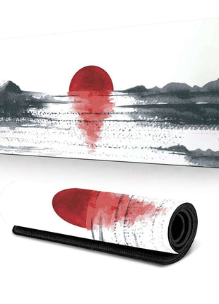 Cherry Blossom Ink Painting Mouse Pad Non Slip - Pattern 1 - 300X700X2Mm