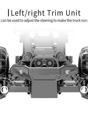 Off-road 2.4g Rc Electric Climbing Vehicle - Black Blue