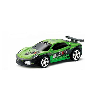 Mini Rc Car with Remote Control - Coke can Design - Green