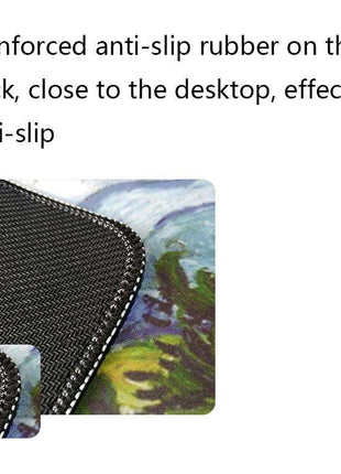 Large Desk Mouse Pad For Oil Painting - Seaside Boat