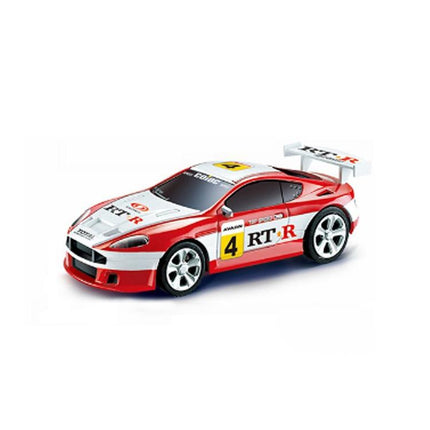 Mini Rc Car with Remote Control - Coke can Design - Blue