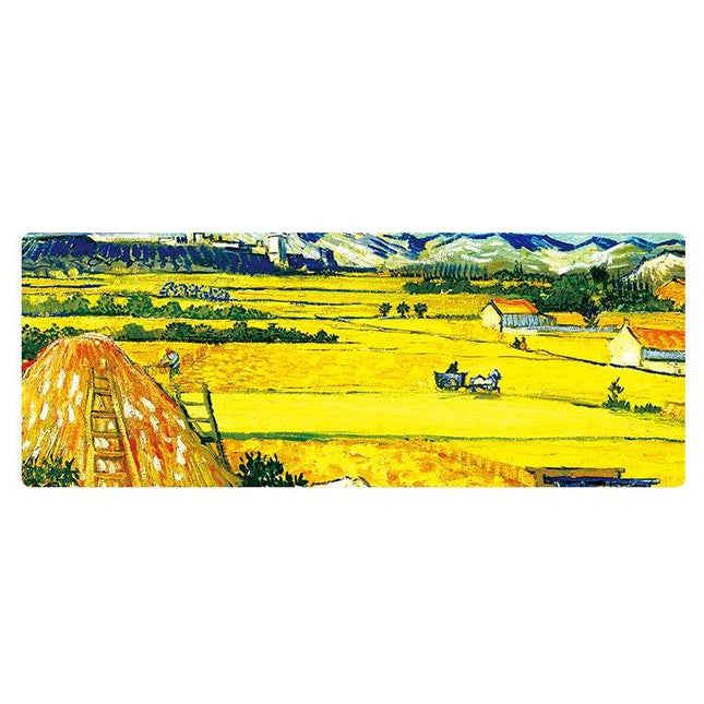 Large Desk Mouse Pad For Oil Painting - Autumn Leaves