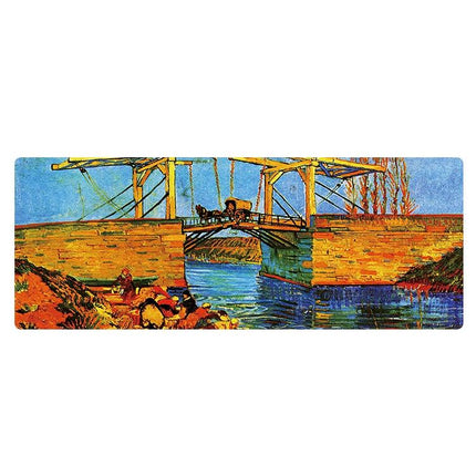Large Desk Mouse Pad For Oil Painting - Autumn Leaves