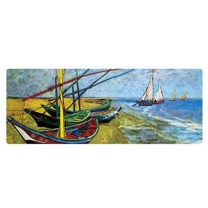 Large Desk Mouse Pad For Oil Painting - Autumn Leaves
