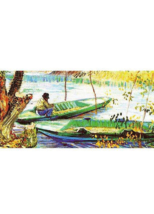 Large Desk Mouse Pad For Oil Painting - Fisherman