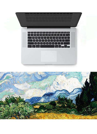 Large Desk Mouse Pad For Oil Painting - Fisherman