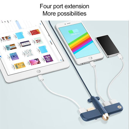 4-Port Usb Air Force One Hub - White