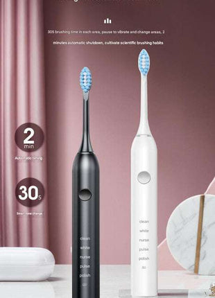 Purple Sonic Pulse Pro: 5 Smart Modes, 2-Min Timer, Lightning USB Charge – Complete Kit with 4 Heads, Bracket & Box for Effortless Glow!