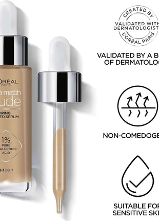 L’Oréal Paris True Match Nude Plumping Tinted Serum - Tan Deep 7-8 for a Flawless Glow