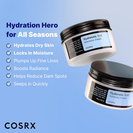 Revitalize Your Skin with 100G Hyaluronic Acid Intensive Cream | Anti-Wrinkle Korean Skincare | Cruelty-Free & Paraben-Free