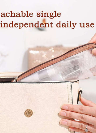 Stylish Pink Portable Toiletry & Makeup Bag - Waterproof, Hanging Design, Perfect for Travel and Daily Use!