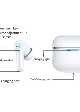 Immerse yourself in superior sound with our Bluetooth 5.3 Wireless Headphones! Featuring advanced noise cancellation and a hearing aid function, these sleek earbuds are perfect for seniors and adults. Shop now for crystal-clear audio and all-day comfort!