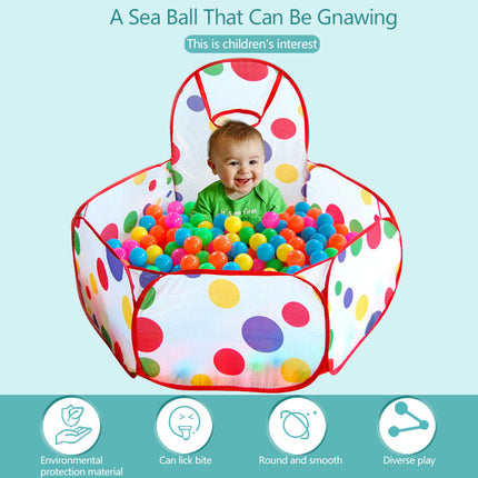 Vibrant 200-2000X Colorful Ball Pit Balls for Kids & Babies - Soft Ocean Toy for Playpen Fun