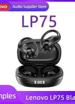 Original  LP75 TWS Bluetooth V5.3 Headphones Wireless LED Digital Display Earphones Noise Reduction Waterproof Headset New