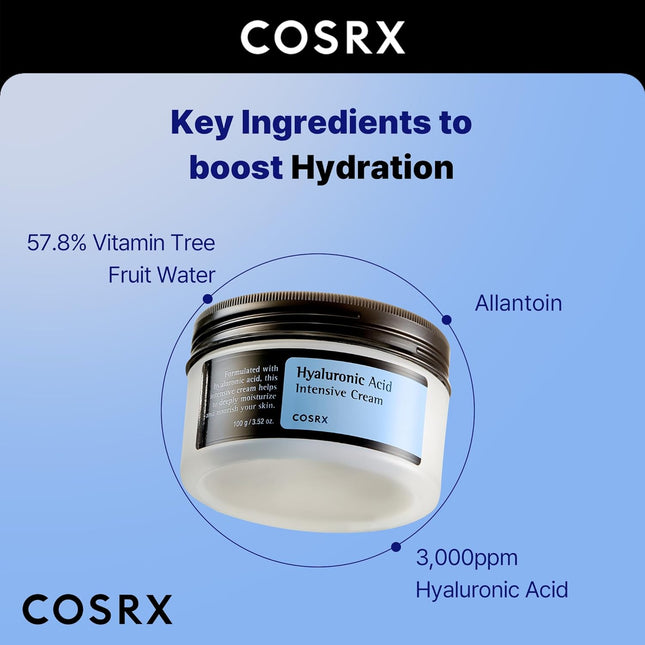 Revitalize Your Skin with 100G Hyaluronic Acid Intensive Cream | Anti-Wrinkle Korean Skincare | Cruelty-Free & Paraben-Free