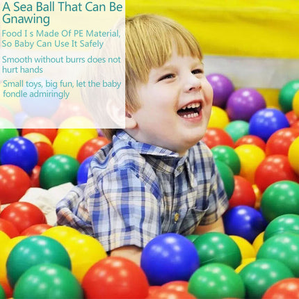 Vibrant 200-2000X Colorful Ball Pit Balls for Kids & Babies - Soft Ocean Toy for Playpen Fun