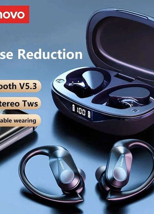 Original  LP75 TWS Bluetooth V5.3 Headphones Wireless LED Digital Display Earphones Noise Reduction Waterproof Headset New