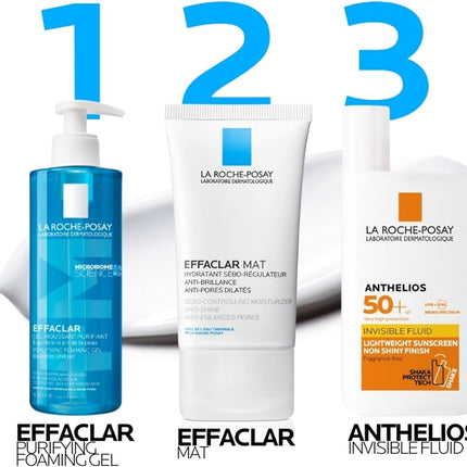 La Roche-Posay Effaclar Mat Anti-Acne Moisturiser – Shine Control & Pore Minimizer, 40ml